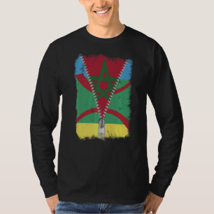 Amazigh Marokko Vlag Erfgoed Noord-Afrika T-shirt