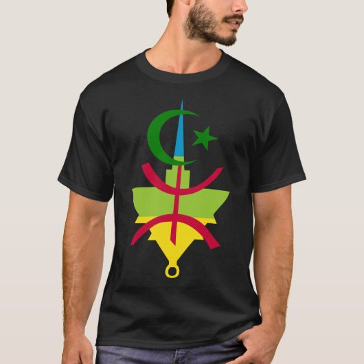 Amazigh symbool ontwerp t-shirt (Voorkant)