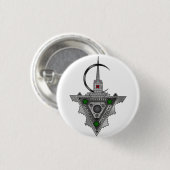 Amazigh Tazerzit Ronde Button 3,2 Cm (Voorkant /achterkant)