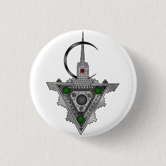 Amazigh Tazerzit Ronde Button 3,2 Cm