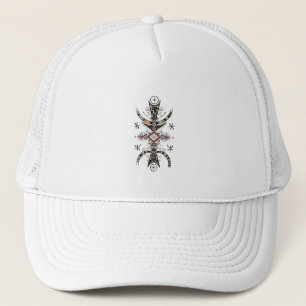 Amazigh Tifinagh Symbool Kunst – Berber sweatshirt Trucker Pet