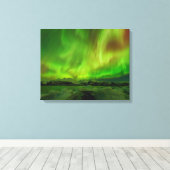 Amazing Aurora Canvas Afdruk (Insitu (Houten vloer))