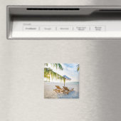 Amazing Beach Sunset Magneet (Insitu (Vaatwasser))