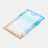 Amazing Beach Tropical Scene Photo Weddenschap Post-it® Notes (Schuin)