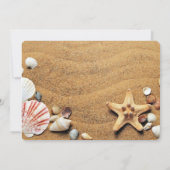 Amazing Beach Wedding, Seashells Save The Date (Achterkant)