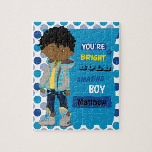 Amazing Black Boy Legpuzzel (Verticaal)