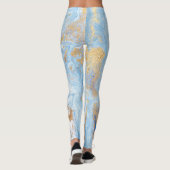 Amazing Blue Marble Leggings (Achterkant)