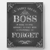 Amazing boss thank  you plaque (Devant)
