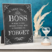 Amazing boss thank  you plaque (Côté)