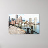 Amazing Boston Skyline Canvas (Voorkant)