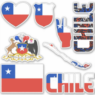 Amazing Chili Shapes National Symbols Sticker
