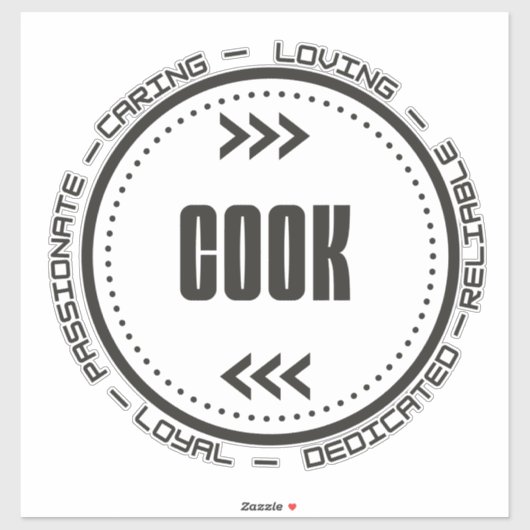 Amazing Cook Sticker (Vel)
