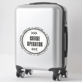 Amazing Crane Operator Sticker (Koffer)