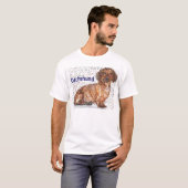 Amazing Dachshund Dog Montage T-shirt (Voorkant volledig)