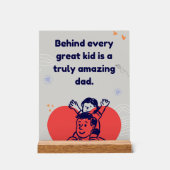 Amazing Dad-Inspirational Fathers Love Quote (Recto)