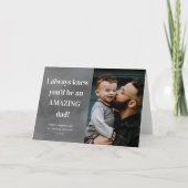 Amazing dad Vaderdag Kaart (Voorkant)