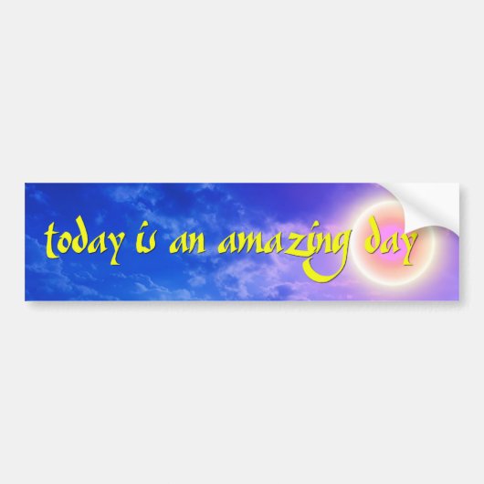 Amazing Day Bumpersticker (Voorkant)