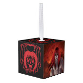 Amazing Demon Boy Demon Cube Kubus Ornament (Achter hoekig)