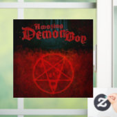 Amazing Demon Boy Pentagram Raamsticker (Huis)