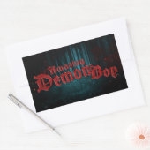 Amazing Demon Boy Rechthoekige Sticker (Envelop)