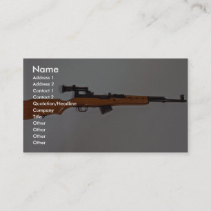 Amazing Eastern block rifle Visitekaartje