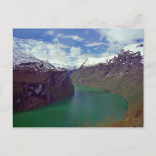 Amazing Geiranger Fjord Briefkaart