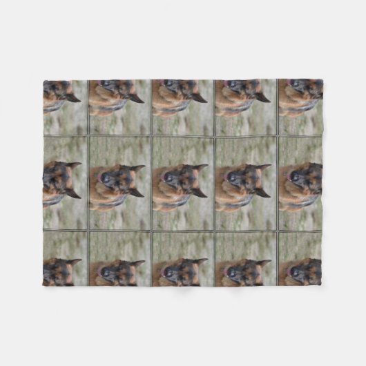 Amazing German Shepherd Fleece Deken (Voorkant (Horizontaal))