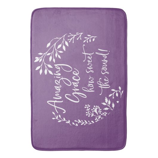 Amazing Grace Bath Mat (Voorkant Verticaal)