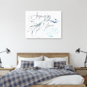 Amazing Grace Canvas Afdruk (Insitu (Slaapkamer))