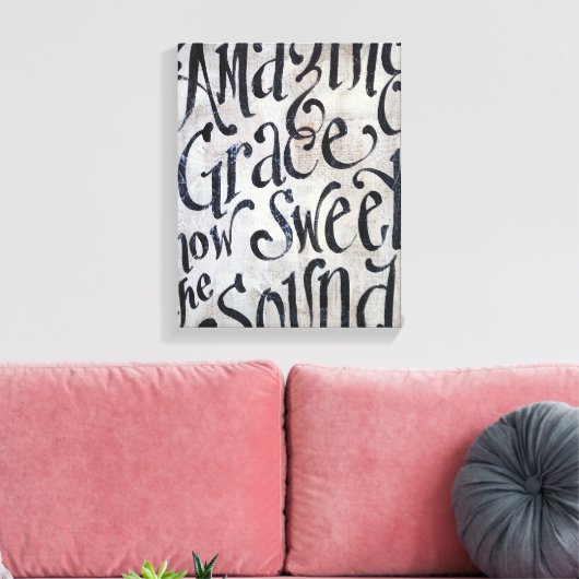 Amazing Grace Canvas Afdruk (Insitu (Woonkamer))