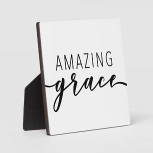 Amazing Grace Christelijk Farmhouse Sign Fotoplaat