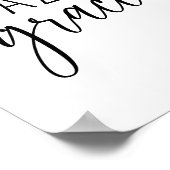 Amazing Grace Christelijk Poster (Hoek)