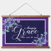 Amazing Grace floral Hangend Wandkleed (Voorkant)