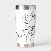 Amazing Grace gepersonaliseerd Geïsoleerde Drinkbeker (Achterkant)