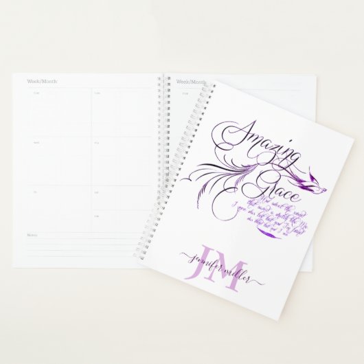 Amazing Grace gepersonaliseerd Planner (Display)
