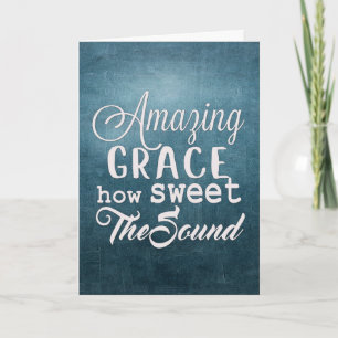 Amazing Grace Hoe lief het geluid Christelijk is Kaart