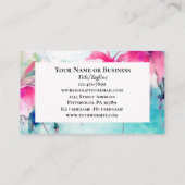 Amazing Grace How Sweet the Sound Christian Hymn Visitekaartje (Achterkant)