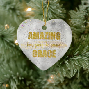 Amazing Grace Keramisch Ornament