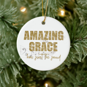 Amazing Grace Keramisch Ornament