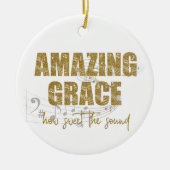 Amazing Grace Keramisch Ornament (Voorkant)