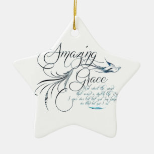 Amazing Grace Keramisch Ornament
