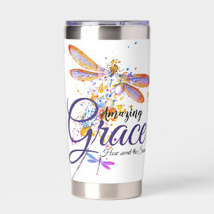 Amazing Grace Libel splatter gepersonaliseerd Geïsoleerde Drinkbeker