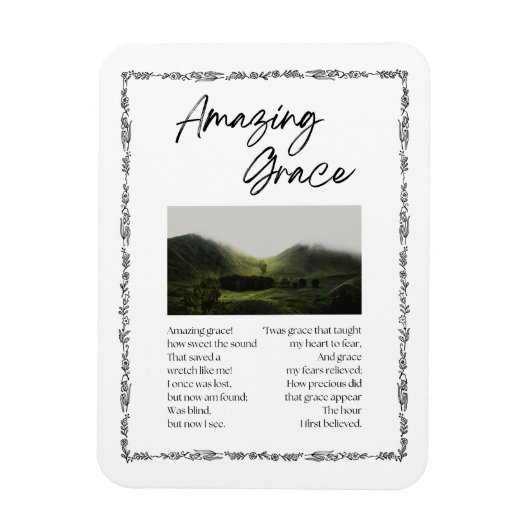 Amazing Grace Magneet (Verticaal)