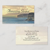Amazing Grace Ocean Uitzicht Sunset Visitekaartje (Voorkant / Achterkant)