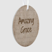 Amazing Grace Ornament (voorkant)
