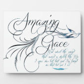 Amazing Grace Plaque Fotoplaat (Voorkant)