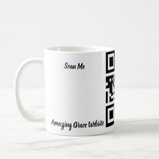 Amazing Grace QR code Mok (Links)