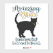 Amazing Grace Rescue Cat Sticker (Vel)