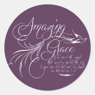 Amazing Grace Ronde Sticker