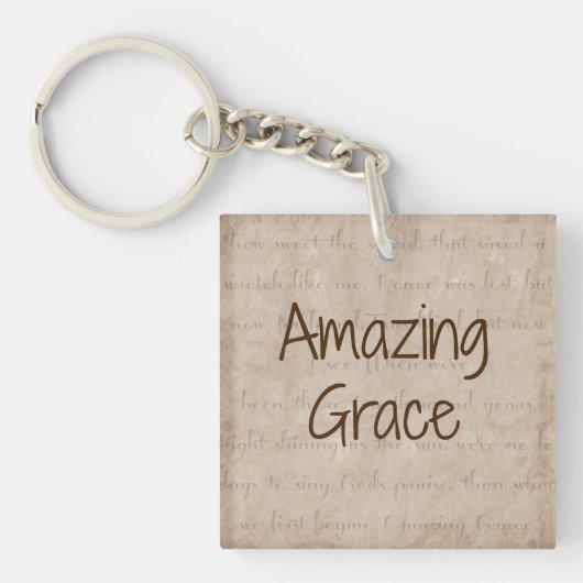 Amazing Grace Sleutelhanger (Voorkant)